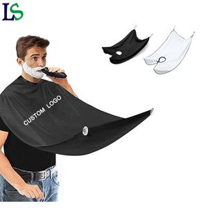 <span class=keywords><strong>Cape</strong></span> <span class=keywords><strong>de</strong></span> rasage antistatique en polyester pour homme avec ventouses, capes <span class=keywords><strong>de</strong></span> soin pour barbe, bavoir avec emballage individuel - Product Image 1