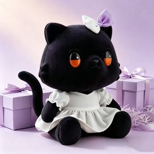 Chat en peluche personnalisé de haute qualité jouets <span class=keywords><strong>animaux</strong></span> personnalisés image corporative cadeaux promotionnels - Product Image 6