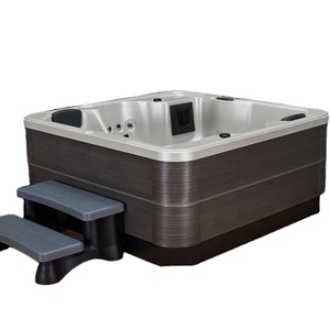 อ่างอาบน้ำแบบมีฟังก์ชันนวด4คนอ่างอาบน้ำร้อนพร้อมระบบ Balboa กลางแจ้ง - Product Image 1