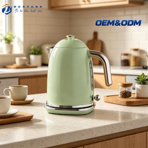 Hervidor Eléctrico Inalámbrico BESTONE de 1.7L, Acero Inoxidable, Apagado Automático, Calentamiento Instantáneo, Ecológico - Product Image 1