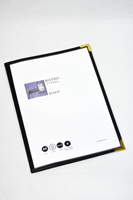 Protège-menu A4 en PVC transparent pour restaurant, café, bar, hôtel