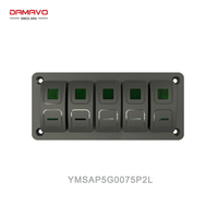 Chargeur rapide DAMAVO étanche IP65 12V-24V 20A avec interrupteurs à bascule 4-7 gangs et panneau USB pour camion, grue, engins de construction, bateau