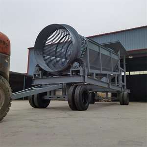 モバイルコンポストトロンメル表土スクリーナーシフティング表土スクリーニングプラントドラムスクリーン工場販売 - Product Image 5