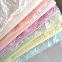 Papier de soie d'emballage de fleurs de lustre nacré de haute qualité 26g Bouquet doublé de fournitures de fleuriste en papier