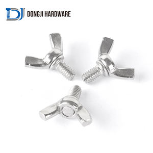 DongJi工場卸売グレードA2-70 A4-80 Din316ウィングチェアボルトM10ボルトステンレス鋼ウィングベッドボルトオーガーねじコンベア - Product Image 2