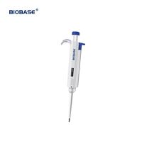 Pipette numérique de laboratoire Biobase, qualité laboratoire, 100 - 1000 µl, mini-micropipette monocanal réglable