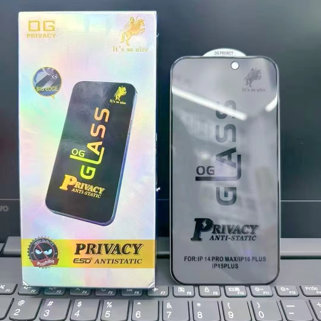 Premium Anti spy Privacy Tempered Glass Screen Protector for iphone 16 Pro Max Film