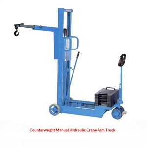 Movable Balance <b>Crane</b> Manual Hydraulic <b>Crane</b> Balance Weight Full Hydraulic Small <b>Crane</b> - Product Image 3
