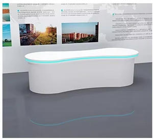 Table d'affichage lumineuse créative <span class=keywords><strong>de</strong></span> la société Nakajima Étagères <span class=keywords><strong>de</strong></span> supermarché pour salle d'<span class=keywords><strong>exposition</strong></span> Science Technology Baking Paint Desk - Product Image 4