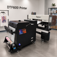 Printer Label Kristal Film PET Inkjet Digital DTF-600 Terlaris untuk XP600 I3200 Printer Kulit untuk Bahan Fleksibel