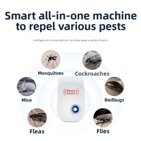 Poudre répulsive électronique à ultrasons pour la lutte antiparasitaire domestique contre les moustiques, les souris, les rats, les cafards, les araignées et les fourmis
