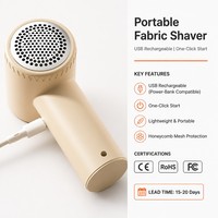Rasoir anti-bouloches électrique 6 lames rechargeable portable pour vêtements, OEM, vente en gros