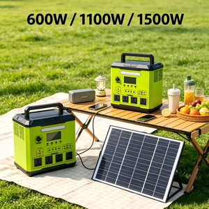 1500W 1152Wh Pure Sine Wave MPPT Large-Capacity Portable Power Station with LED Panel Display <b>Solar</b> Charging Supported LED <b>Light</b> - Product Image 2