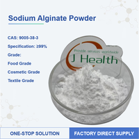 JULYHEALTH Fournisseur de poudre d'alginate de sodium de qualité alimentaire, cosmétique et textile CAS 9005-38-3