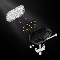 DXZ 55C-T36F Lampe de travail à faisceau large de 5,5 pouces avec 36 LED, 9-36V, blanc