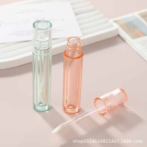 Nouveau tube translucide de 5 ml pour brillant à lèvres et rouge à lèvres, flacon vide à injection par tube, impression couleur, modèle 241 - Product Image 3