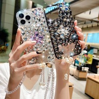 Nouveautés – Coque de téléphone antichoc scintillante avec papillons et diamants pour filles, compatible iPhone 17 16 15 14 13 12 11 Pro Max – Coque de téléphone Bling