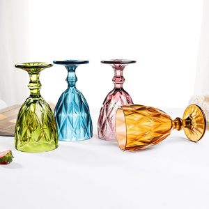 Vente en gros de gobelets à champagne de mariage rose et bleu, copas de cristal, verres à vin en cristal transparent personnalisés avec logo - Product Image 2