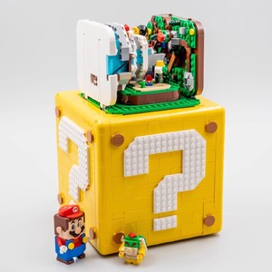 New Arrivals Nhựa Moc Siêu Bros Marioed Lắp Ráp Gạch Câu Hỏi Đánh Dấu Hộp Xây Dựng Khối Đồ Chơi Cho Giáng Sinh Quà Tặng - Product Image 6