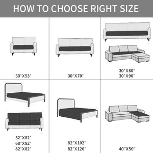 ZJH Modern Solid Waterproof Eco-friendly <strong>Dog</strong> <strong>Bed</strong> Cover Pet <strong>Blanket</strong> for Furniture Couch Sofa Reversible All Seasons - Product Image 4