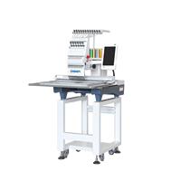 Machine à broder industrielle informatisée automatique à tête unique de haute qualité pour T-shirts et casquettes, 12-15 aiguilles, pour usage domestique