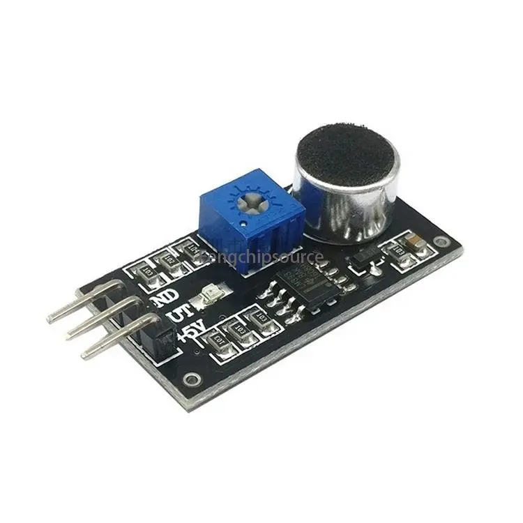 Elektronische Steine Schall Sprachsteuerung Sensor Schallerkennungsmodul hochempfindlicher Analog-Sensor