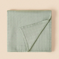 Couverture d'emmaillotage pour enfants en 3 pièces, confortable, respirante et douce, pour toutes les saisons, serviette de bain unie. Certification CPC