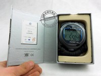 Cronómetro Digital Profesional PC2360 de 3 Filas y 60 Memorias Antideslizante para Atletismo, Entrenamiento y Competición