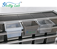 Cage pour reptiles Snake Rack en PP et métal, faible bruit, pour l'élevage des pythons ball pythons