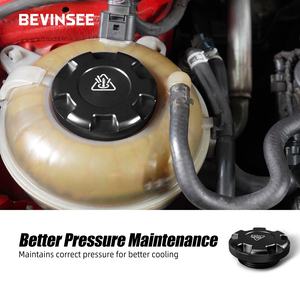 Tapa de expansión de tapa de tanque de refrigerante de aluminio BEVINSEE #3C0121321 para Audi S3 8V 8Y para VW t-roc <span class=keywords><strong>R</strong></span> 2,0 TSI <span class=keywords><strong>2019</strong></span> + para Skoda #91311929 - Product Image 6
