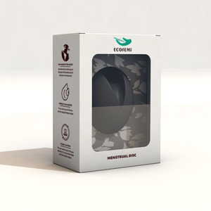 <span class=keywords><strong>Disco</strong></span> <span class=keywords><strong>Menstrual</strong></span> de Silicona de Grado Médico ECOAMOR MD01-5 al por Mayor, 65x73x35mm, 12g, Color Personalizable, Cuidado de la Salud Femenina - Product Image 2