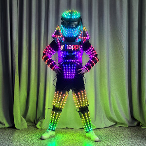 Costume Robot LED Cambia Colore Predator con Schermo Display, Armatura Robotica LED per Spettacoli, Club, Palcoscenico e Feste - Product Image 1