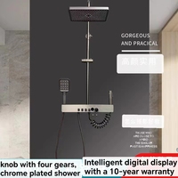 Ensemble de douche à affichage numérique à température constante