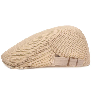 Customisable New Low Profile Acid Washed Men Black Mesh Ivy <strong>Cap</strong> and Hat Western <strong>Sweat</strong> <strong>Proof</strong> Gentlemen Fashion Flat Hat - Product Image 6