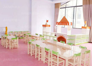 Suojianer — revêtement de sol en PVC sans odeur pour enfants, sol scolaire de maternelle en pvc rose - Product Image 6