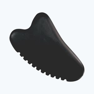 Piedra de jade natural de color negro, terapia Gua Sha con piedra bian - Product Image 4