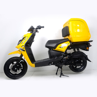 Moto électrique à vente chaude 2024, moto électrique pour la livraison de nourriture avec une grande boîte, scooter électrique à deux roues pour l'eau