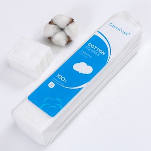 100PCS Usa E Getta di <span class=keywords><strong>Cotone</strong></span> Del Viso Make Up Remover Pads Cosmetico Piazza Tamponi di <span class=keywords><strong>Cotone</strong></span> - Product Image 5