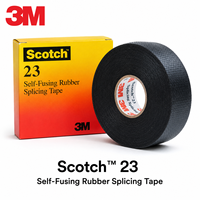 Ruban isolant adhésif sensible à la pression en caoutchouc EPDM simple face 3M 23 pour l'épissure de câbles électriques