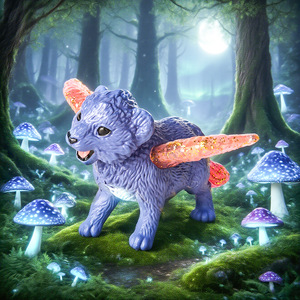 yxs Modèle de simulation d'<span class=keywords><strong>animal</strong></span> mythologique transfrontalier, Monstre féerique volant bleu massif, jouet et ornement pour enfants - Product Image 2