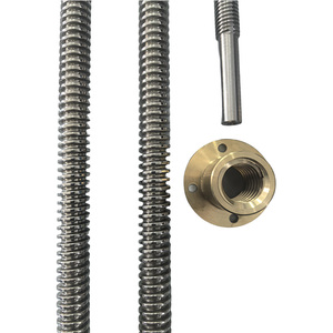 Tốc độ cao bằng thép không gỉ chì vít <span class=keywords><strong>tr18</strong></span> Tùy chỉnh phổ biến bên phải và tay trái dẫn vít - Product Image 3