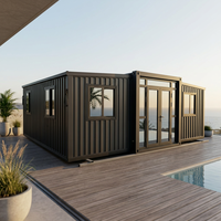 Casa Contenedor Plegable y Expandible de Lujo CeYu, 20 pies/40 pies, Construcción Modular Impermeable para Uso Residencial, Comercial y Vacacional