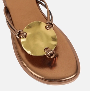 Sandali piatti personalizzati con fibbia per cintura, da donna, di lusso, con punta quadrata, stile ciabatta - Product Image 3
