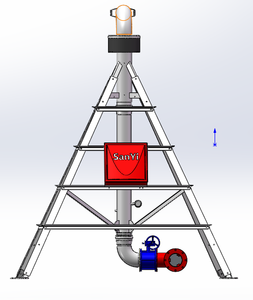 Center Pivot Bewässerungs system Zum Verkauf Für Runde Grundstücke Reis Mini Center Pivot Bewässerungs system Teile für 40ha Ackerland - Product Image 3