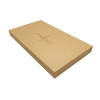 Boîte cadeau rigide magnétique haut de gamme étanche personnalisée avec poignée et insert pour emballage de palette cosmétique