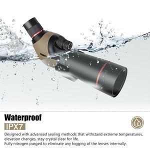 Longue-vue 20-60x70 FMC BAK4 étanche IPX7 entièrement multicouche 816g avec adaptateur pour téléphone et trépied pour l'observation des oiseaux - Product Image 3