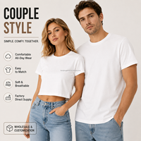 T-shirt court en coton et élasthanne 180 GSM pour femme, personnalisable (logo, taille, couleur), vente en gros, directement de l'usine