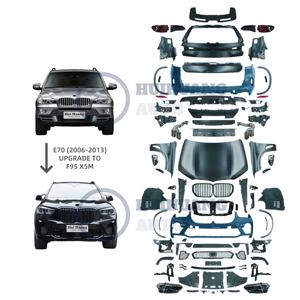 Kit de carrocería a buen <span class=keywords><strong>precio</strong></span> para <span class=keywords><strong>BMW</strong></span> <span class=keywords><strong>X5</strong></span> E70 2006-2013 actualización a X5M G05 <span class=keywords><strong>2023</strong></span> año accesorios de coche rejilla de parachoques - Product Image 1