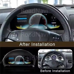 Velocímetro de instrumento de grupo <span class=keywords><strong>Digital</strong></span> de coche RoadNavi de garantía de calidad para Benz Clase C W204 2009-2014 tablero LCD - Product Image 2