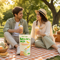 Mélange pour Boisson au Cantaloup 180g, Vente en Gros Directe Usine OEM ODM, Échantillon Gratuit pour Acheteurs en Gros et Chaînes de Magasins Mondiales